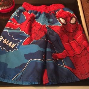 Spider-Man Swim Trunks 4T Boy!